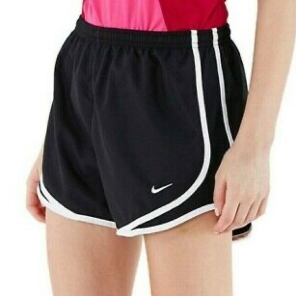 NIKE 3.0" TEMPO DRI-FIT Track Shorts-Black/White Size Small - Picture 2 of 8